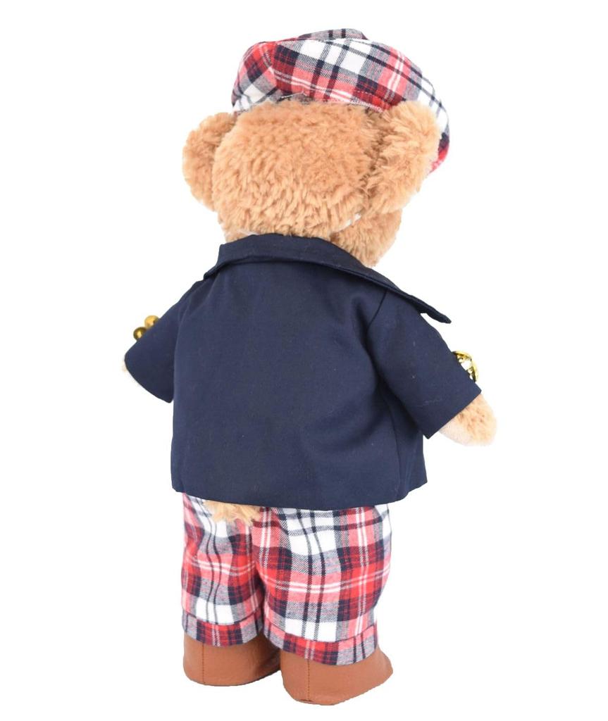 Costum de ursuleț de pluș Alice Duffy, comandă prin poștă, bleumarin, set de ieșire în oraș, fără corp, mărimea S