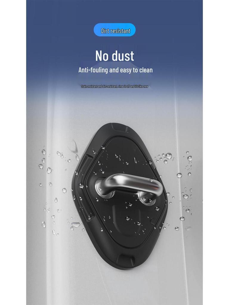 BYD Car Door Lock Silicone Protective Cover & Silent Buffer Pad