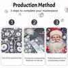 Christmas Santa Claus pearl painting art painting kit handmade diy home decoration painting