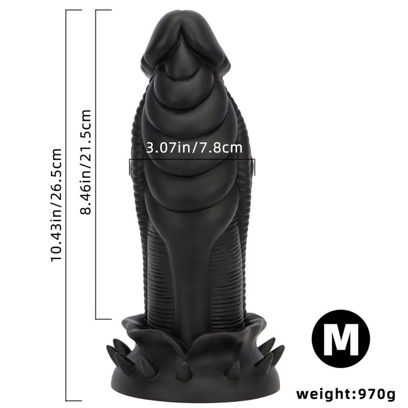 Extra velká sada tekutých silikonových vajíček Měkké anální dildo Trenažér ve tvaru análního kolíku Velké dildo