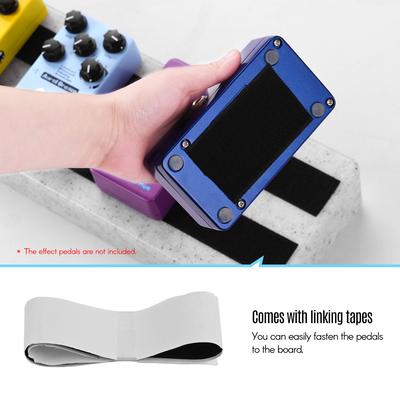 Rockhouse RPB-3 Small Portable Guitar Effect Pedal Board Lightweight Engineering Plastic with