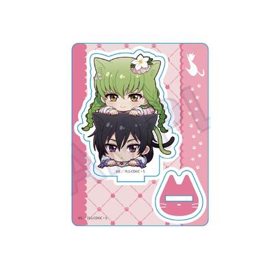 Code Lelouch of the Rebellion Lelouch Sticky Nyan Mini Character Stand Geass & C.C. Ver.