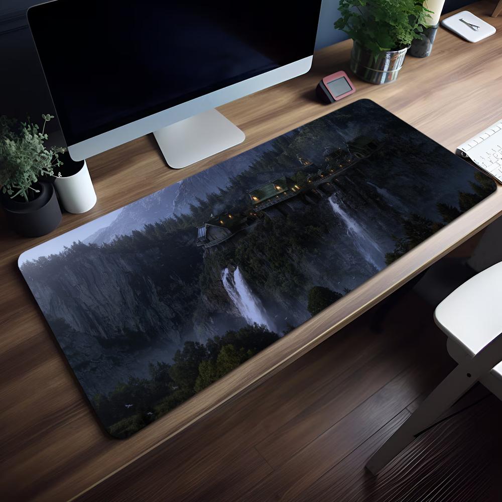 Map The LLord Rings MMiddle Earth Mouse Pad Nonslip Thickened Large Writing Lockedge Office Student Gaming Cushion MousePad