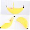 Banana Hamster Bed Soft Hammock Small Animal Warm Bed House Cage Nest Hamster Accessory for House Hamster Small Bird Pet