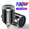 Car Fast Charger USB Type-C Ports Power Adapter Accessories For Mercedes Benz AMG A B C E R G S Class GLK CLA GLB GLC GLA W203