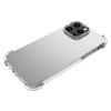 For iPhone 12 Pro Max 6.7 Inch Back Cover WANLONFENG TM Series 2.0mm Clear TPU Phone Case (Big Lens Hole)