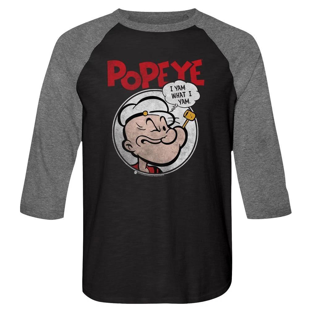 Popeye Yam 3/4 Sleeve Comics Raglan 110