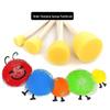 Children's Painting Sponge Brush Set: Doodling Stamps, Rollers, Cylinders, and DIY Art Tools for Early Education.