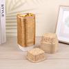 50Pcs Square High Temperature Resistant Oil-Proof Chiffon Roll Cake Cup