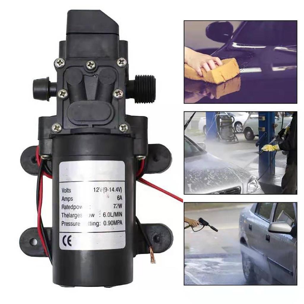 Hochdruck-Membranpumpe, intelligente elektrische 6-Liter-Durchflussrate, selbstansaugende Pumpe für die Autowäsche