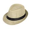Elegant Unisex Wedding Fedora Hat For Beach Event Short Brim Foldable Panama Hat Gentlemen Jazz Caps For Formal Occasion