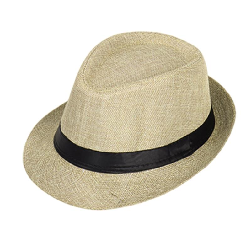 Elegant Unisex Wedding Fedora Hat For Beach Event Short Brim Foldable Panama Hat Gentlemen Jazz Caps For Formal Occasion