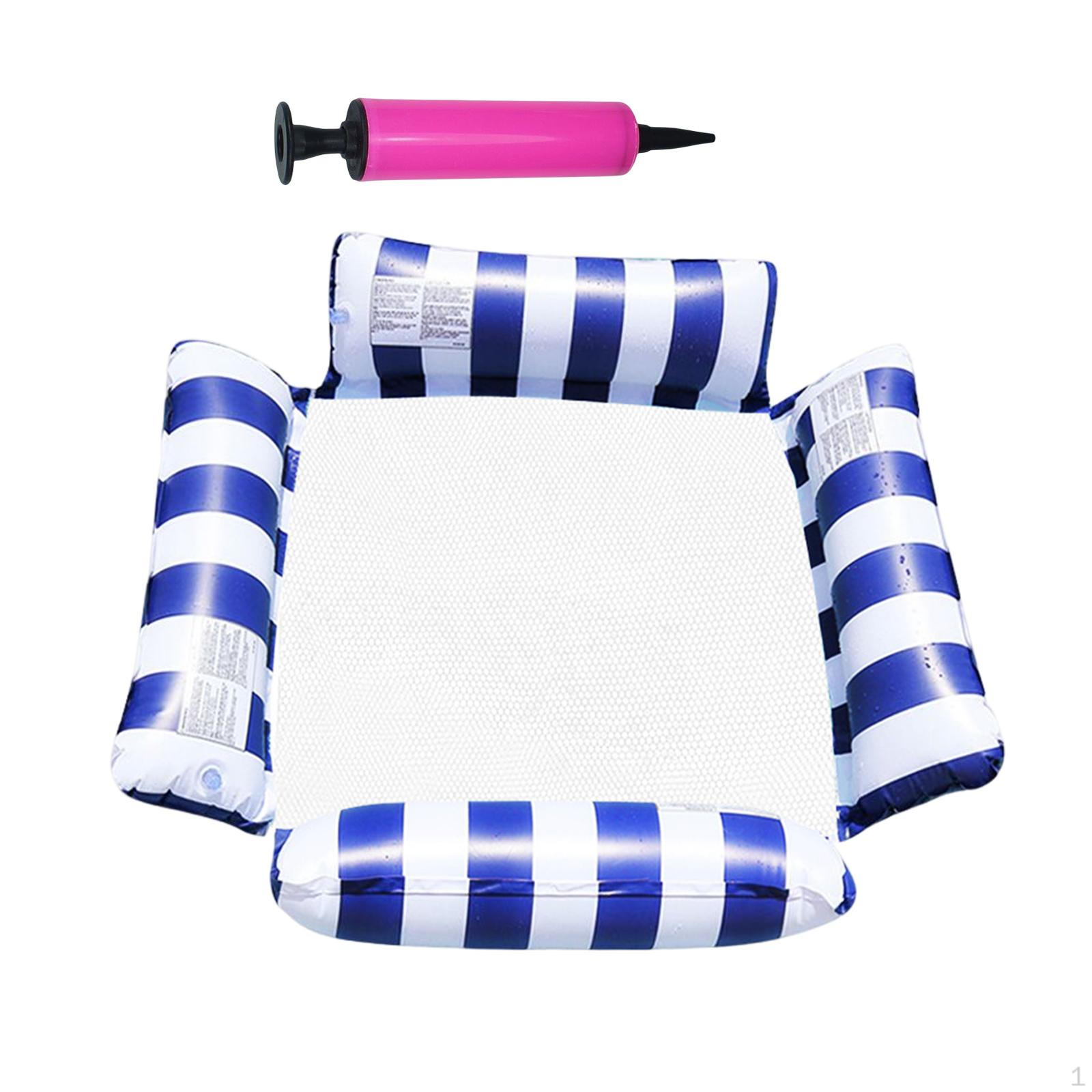 

Кресло, надувное кресло-реклайнер, плавучая кровать, поплавок, шезлонг, водный гамак для пляжа, темно-синий