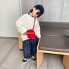 Cute Embroidered Children's New Year Bag Adorable Cotton Crossbody Purse For Girls