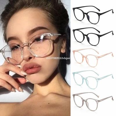 Blue Light Glasses Computer Eyeglasses New Round Frame Glasses Frame Art Retro Myopia Glasses Frame