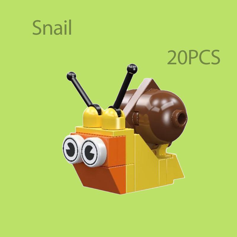 

Educational Mini Building Blocks Kit ideal for Kids Aged 9-12 Insect & Animal Figures Micro Bricks Plaything Gift