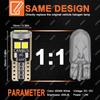 2/4/6/8/10/20 PCS T10 W5W LED Bulb Canbus Car Interior Dome Door Glove Box Trunk License Plate Lights 12V 6SMD 400LM 6500K White Dome Lights 6