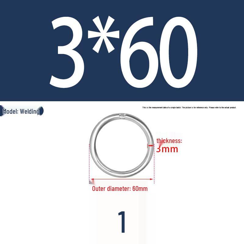 304 Stainless Steel Seamless O-Ring for Lifting and Hammock Yoga Connection