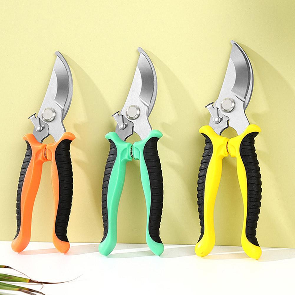 Pruner Garden Scissors Professional Sharp Bypass Pruning Shears Tree Trimmers Secateurs Hand Clippers for Garden Beak Scissors