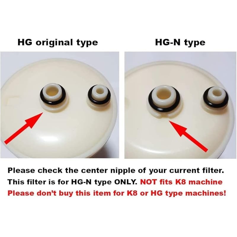 Kangen HG-N Type Premium Replacement Filter Compatible for Enagic Leveluk SD501HG-N Toyo Ange Impart Water Ionizers USA Seller by Magicos