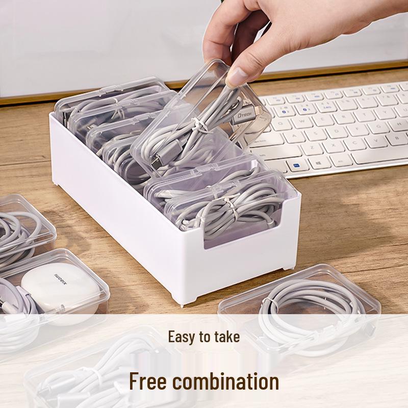 Multi-functional Cable Organizer & Storage Box for Chargers and Miscellaneous Items