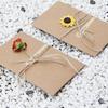 High-End Kraft Paper Dried Flower Greeting Card for Graduation and Teacher's Day