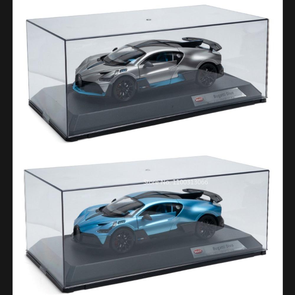 1:18 Valkyrie Model Cars Toy 750S Divo Alloy Diecast Wheel Steering Miniature Vehicle Slide Forward Sports Car Kids' Edutainment