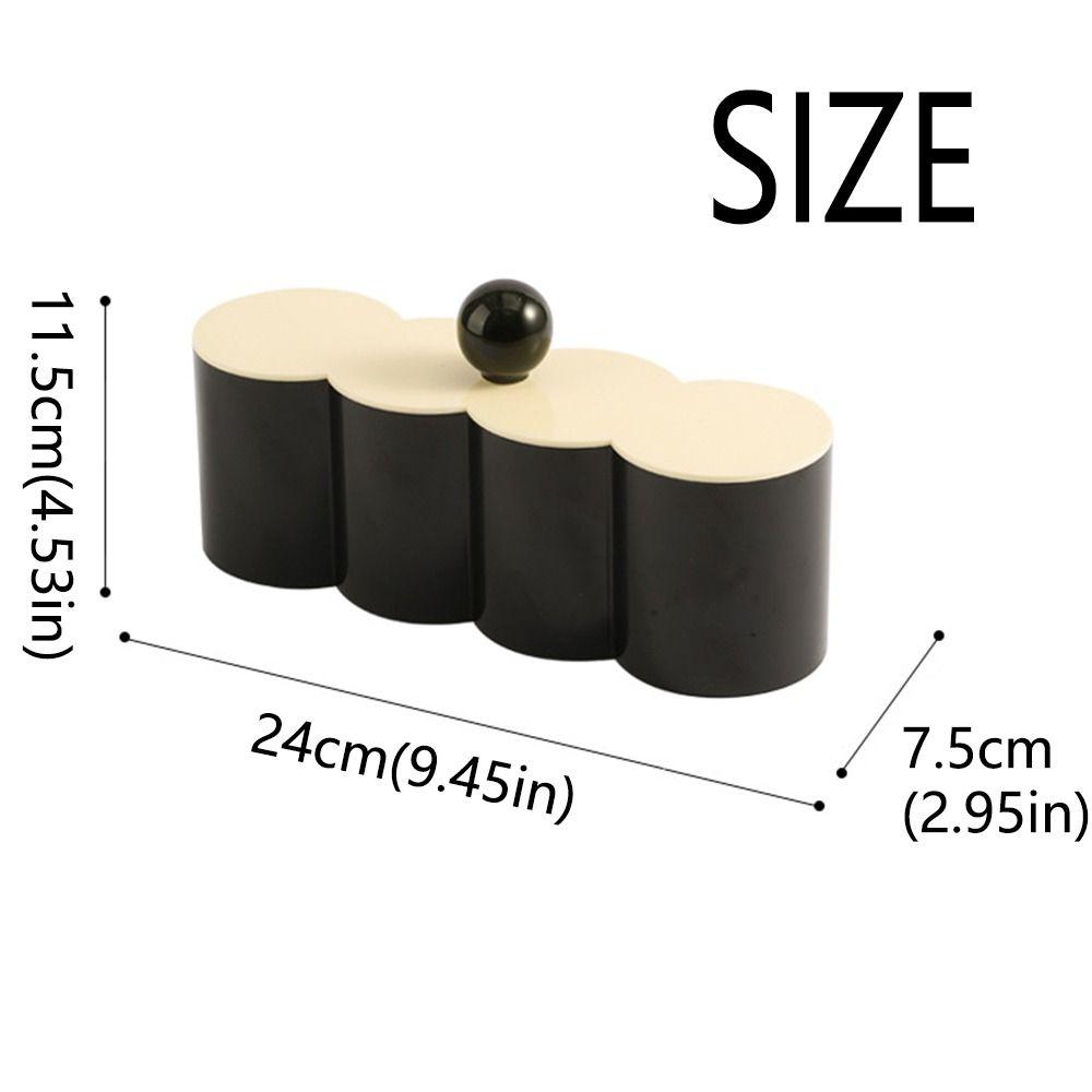 Portable Cotton Swab Holder Plastic Makeup Organizer Durable Cute Toothpick Box  Kitchen Supplies