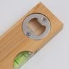2 in 1 Bottle Opener Spirit Level Wooden Bottle Opener Dad Tool DIY Bottle Opener Level with Wooden Opening For Bar Restaurant