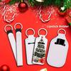 Pack of 38 Sublimation DIY Set Customizable Christmas Decors Set with Sublimation Blanks for Stylish Ornament
