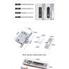 Sliding Door Lock Sliding Door Lock Black Indoor Balcony Kitchen Handle Bathroom With Key Mobile Sliding Door Hook Lock