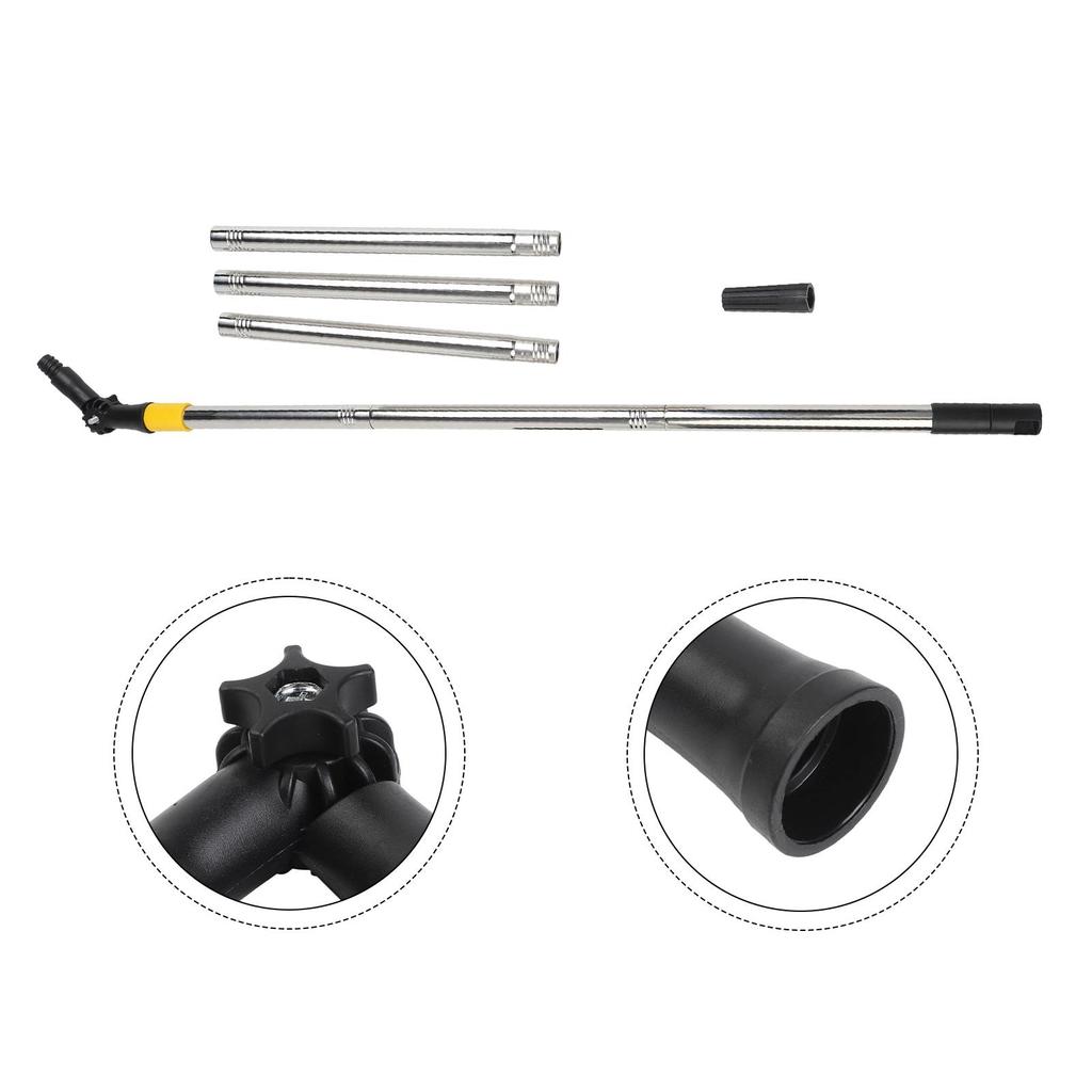 Gelenkiger Griff Drehgelenk Robuste Konstruktion Vielseitige Länge 1,8 m Für Farbroller Verstellbare Stange für Reinigungsaufgaben