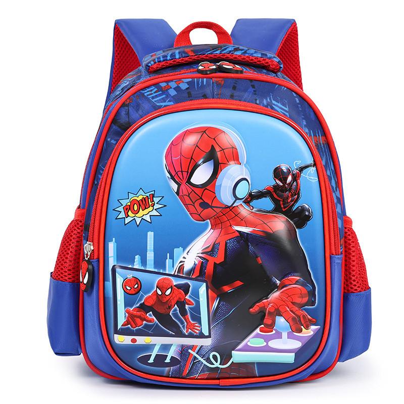 Spider Man Unicorn Elsa Kuromi Hello Kitty School Backpack With Lightweight Nylon And Air Cushion Straps For Preschool Children