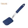 Silicone Cookie Spatula Turner Mini Brownie Spatula Heat Resistant No Scratch Small Silicone Spatula Non Stick Cookware Flipper Baking Utensils