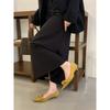 Fairy Style 2025 Autumn New Korean Version Niche Thin Heel Shallow Mouth Bow Fashion Pointed Temperament Single Shoe Woman