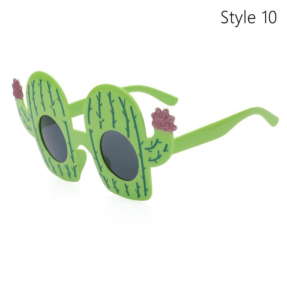 Trendy Luau Party Props Fruit Design Beach Photo Glasses for Women & Men