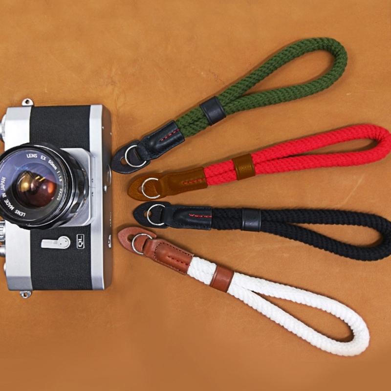 Camera Wrist Strap for DSLR Mirrorless Camera Quick Release Camera Hand Strap with Safer Connector Handmade Nylon Rope