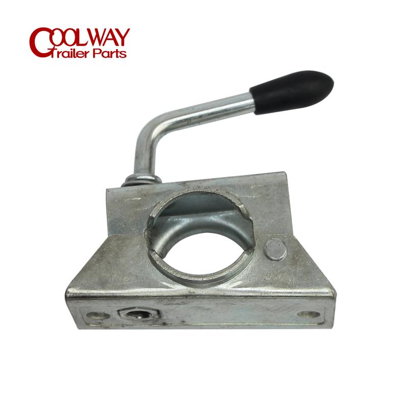 Europe Type Top Wind Trailer Jack Jockey Wheel RV Stand With Clamp 48MM Tube CAP 150KG Caravan Accessories Camper Parts