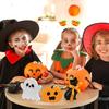 New, Cute Ghost Halloween Decoration Wooden Layered Tray Decoration Table Decoration 3-piece Set