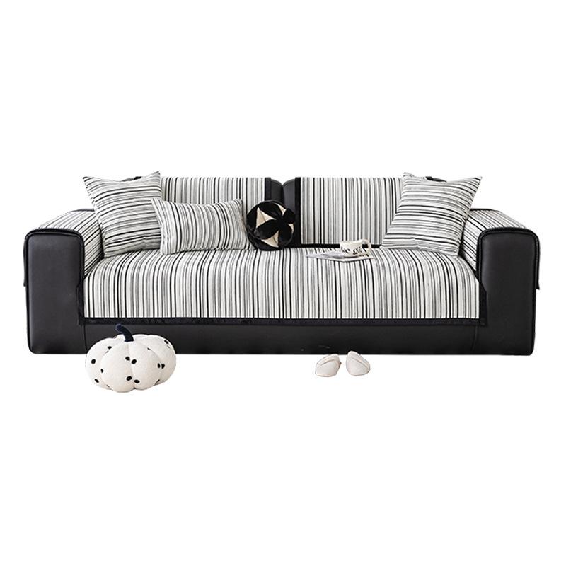High-end Straight-row Sofa Cushion, Universal Anti-slip Cushion Cover for All Seasons, Cloth Cover, New Spring Style