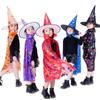 Pailletten Hexe Umhang Cape mit Hut Stern Hexe Umhang Cape Robe Trendige Halloween Kleidung Party