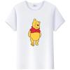 Cute Summer Blouses White Tees Harajuku Tshirt Gothic Clothes Tops Cartoon Pooh Tigger Graphic T-shirt Unisex