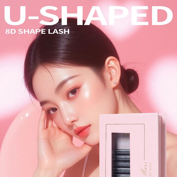 DeceMarsU 8D Blooming Four-Leaf Clover Lashes - Soft, Non-Scattered, Beautifully Grafted Lashes.