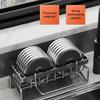 Durable Carbon Steel Sponge Rack Integrated Easy To Assemble Rabbit Perforated Kitchen Storage Rack