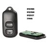 jingyuqin Remote Car Key fob 2/3 +1 Button for Toyota HYQ12BBX Highlander GQ43VT14T Camry Solara Corolla Sienna 315mhz