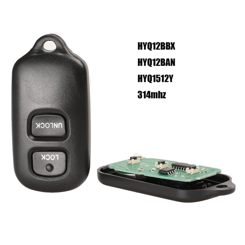 jingyuqin Remote Car Key fob 2/3 +1 Button for Toyota HYQ12BBX Highlander GQ43VT14T Camry Solara Corolla Sienna 315mhz