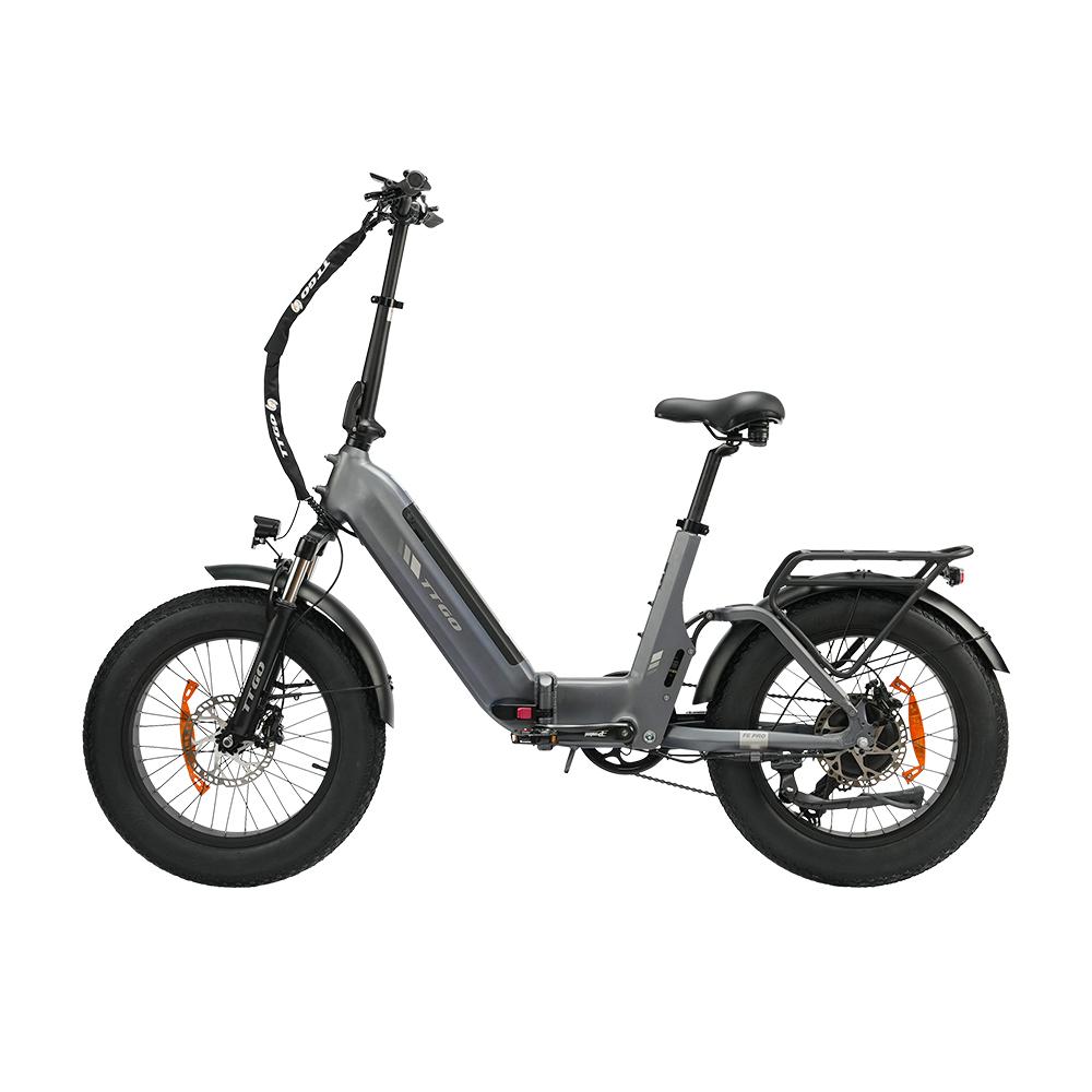TTGO F6 Pro Faltelektrofahrrad, 48V 18AH Akku, Hydraulische Scheibenbremsen