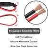 Wadoy 2 Pin Quick Disconnect Wire Harness SAE Connector 14 Gauge Heavy Duty Hight Capacity Battery Cable 10'' Leads(5 Pack)
