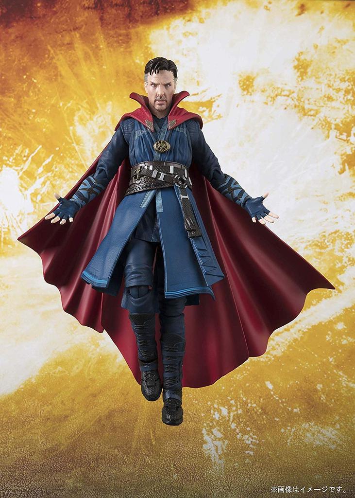 TAMASHII NATIONS Avengers Doctor Strange 145mm malovaná pohyblivá figurka SHFiguarts (Avengers/Infinity War) Cca. PVC/ABS