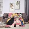 Sailor Moon Plush Blanket Boy Girl  Flannel Throw Blanket For Living Room Super Soft Custom Quality Bedspread Birthday Present